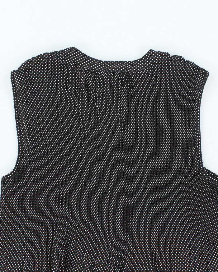Vintage 00s Adrianna Papell Polka Dot Blouse - M