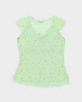 Vintage Y2k 00s Ricki's Polka Dot Blouse - M