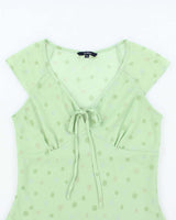 Vintage Y2k 00s Ricki's Polka Dot Blouse - M