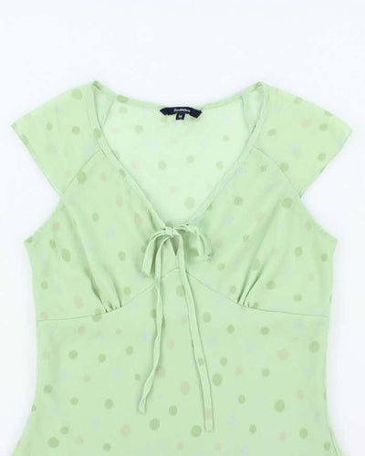Vintage Y2k 00s Ricki's Polka Dot Blouse - M