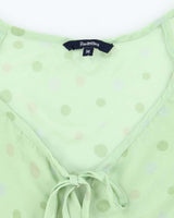 Vintage Y2k 00s Ricki's Polka Dot Blouse - M