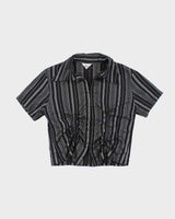 Vintage 90s Kilman Ruched Clasp Blouse - M