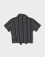 Vintage 90s Kilman Ruched Clasp Blouse - M