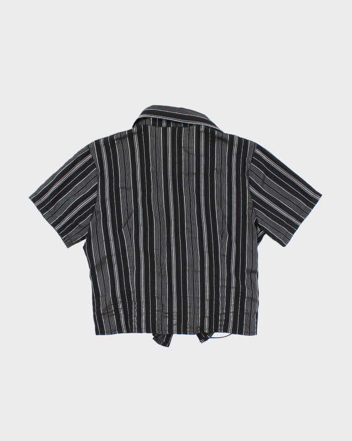 Vintage 90s Kilman Ruched Clasp Blouse - M