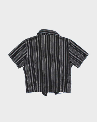 Vintage 90s Kilman Ruched Clasp Blouse - M