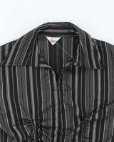 Vintage 90s Kilman Ruched Clasp Blouse - M