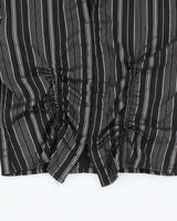 Vintage 90s Kilman Ruched Clasp Blouse - M