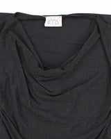 Vintage 90s Rio Collection Sparkly Cowl Neck Top - S