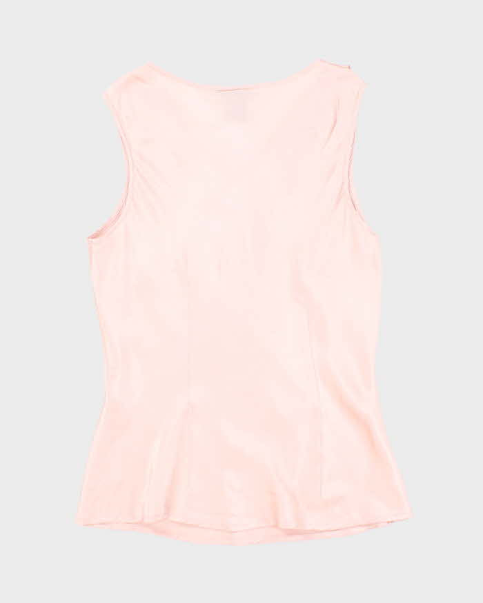 Vintage 00s Mossimo Silk Ruffle Top - S