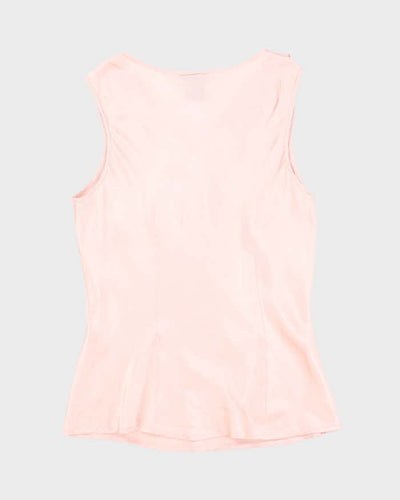 Vintage 00s Mossimo Silk Ruffle Top - S