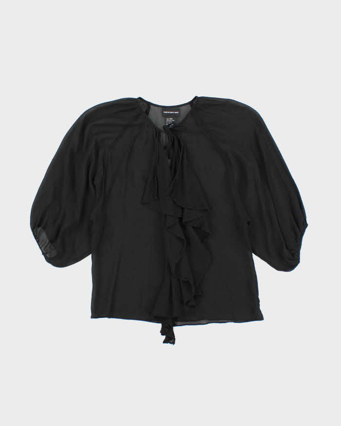 Vintage 00s Central Park West Silk Blouse - XXS