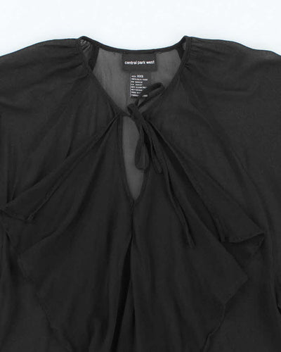 Vintage 00s Central Park West Silk Blouse - XXS