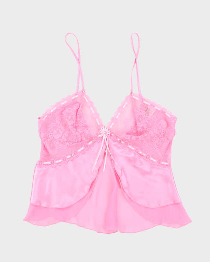 Vintage Y2k 00s New Evan Rhinestone Cami - M