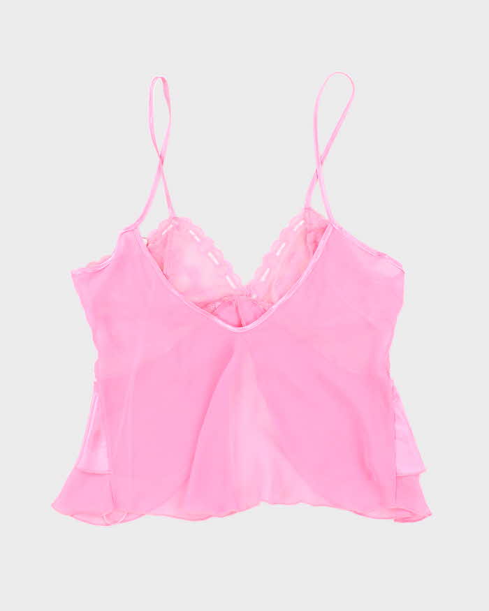 Vintage Y2k 00s New Evan Rhinestone Cami - M