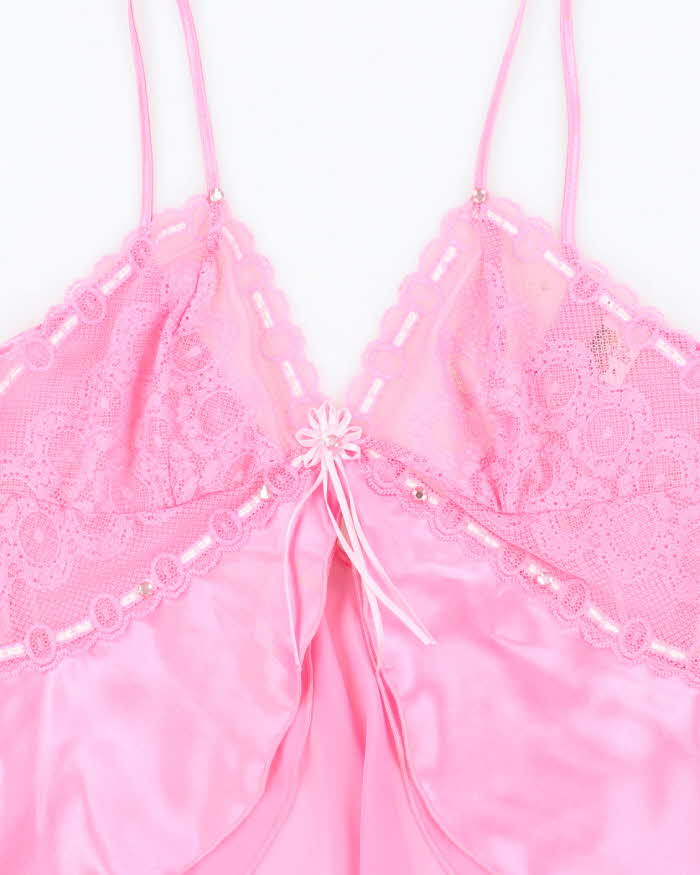 Vintage Y2k 00s New Evan Rhinestone Cami - M