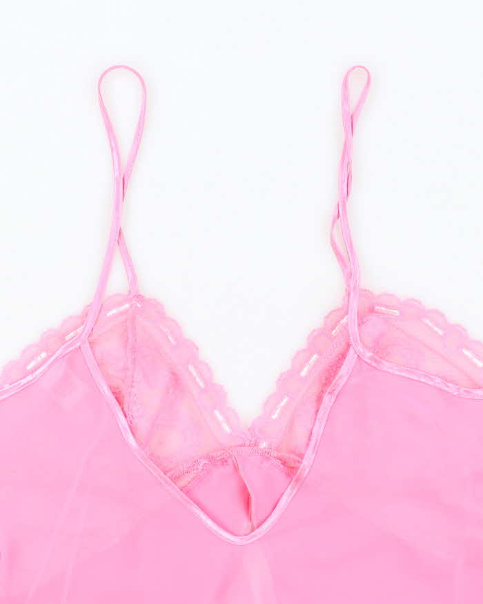 Vintage Y2k 00s New Evan Rhinestone Cami - M