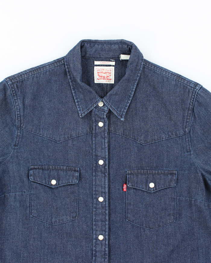 Vintage Levi's Denim Western Shirt - L
