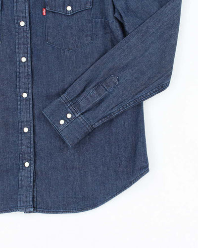 Vintage Levi's Denim Western Shirt - L