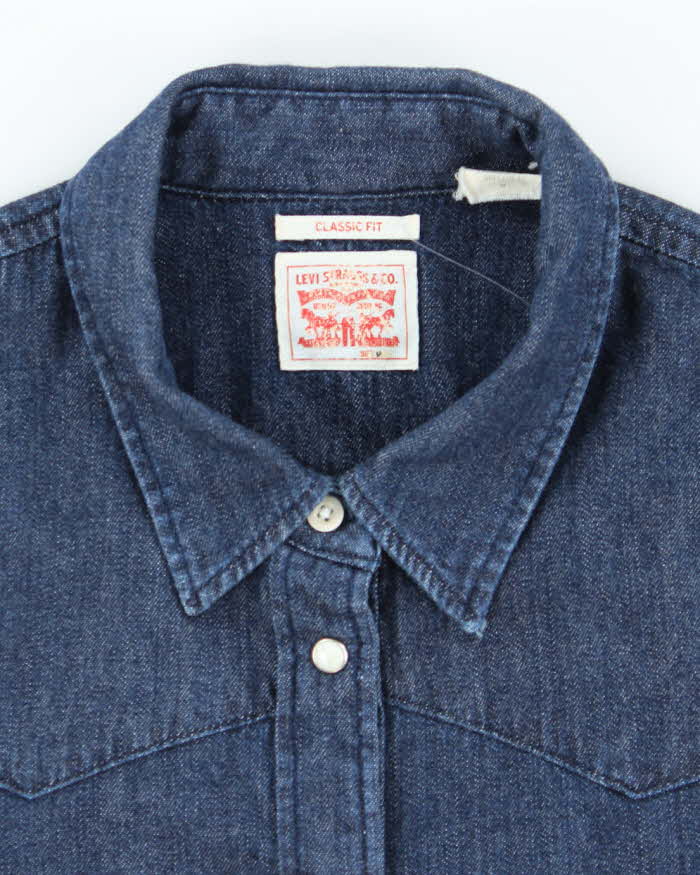 Vintage Levi's Denim Western Shirt - L