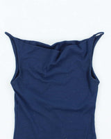 Vintage 90s 00s Maaz Cowl Neck Cami - XS