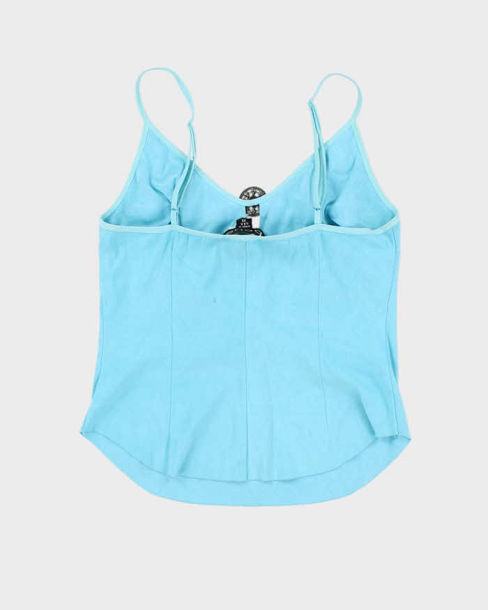 Vintage Y2k 00s Bebe Faux Suede Fringe Cami - XS