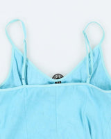 Vintage Y2k 00s Bebe Faux Suede Fringe Cami - XS