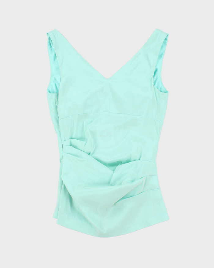 Vintage Y2k 00s Le Chateau Iridescent Top  - S