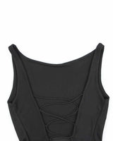 Vintage Y2k 00s Ru Bays Backless Cami - XS