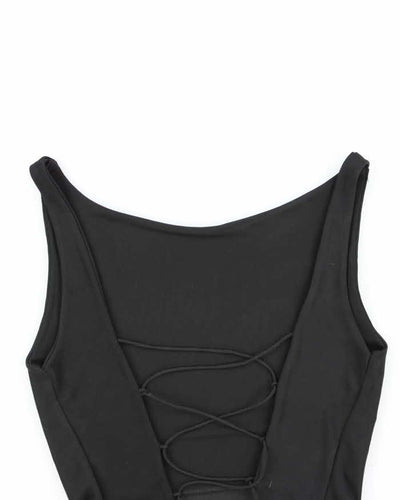 Vintage Y2k 00s Ru Bays Backless Cami - XS