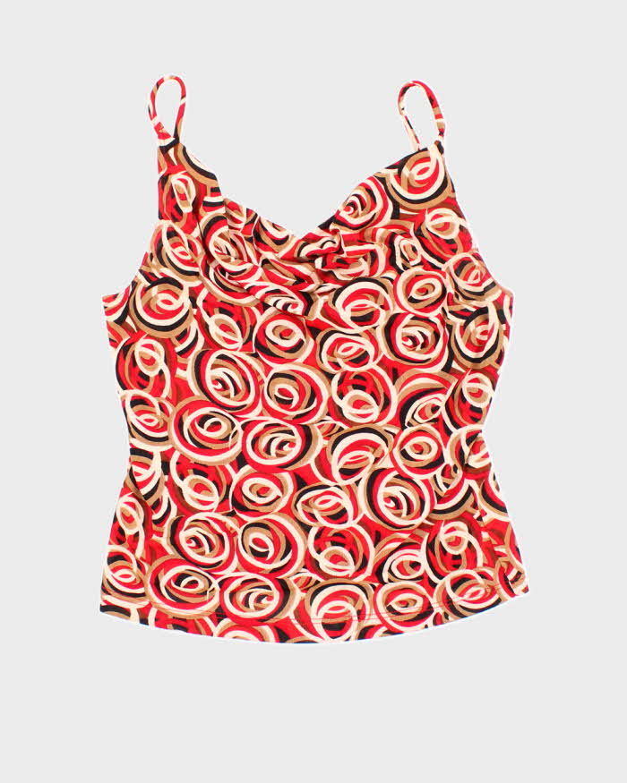 Vintage 90s 00s Perseption Cowl Neck Cami - S