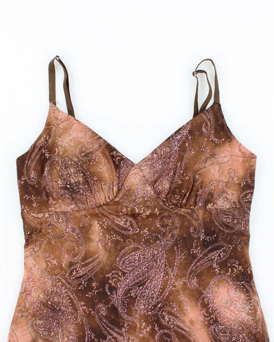 Vintage Y2k 00s Le Chateau Asymmetric Hem Cami - M