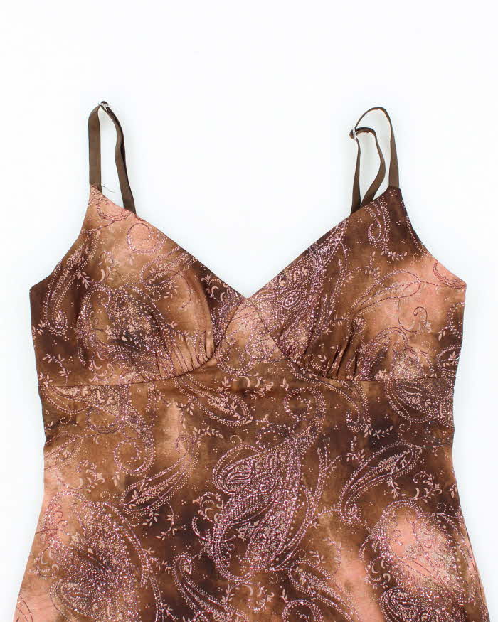 Vintage Y2k 00s Le Chateau Asymmetric Hem Cami - M