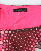Vintage Y2k 00s Ensel Spotty Open Back Top - S