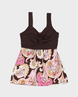 Vintage Y2k 00s Ripe Paisley Pattern Cami - XS