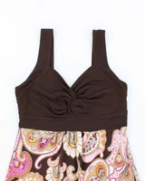 Vintage Y2k 00s Ripe Paisley Pattern Cami - XS
