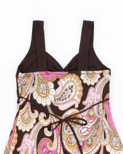 Vintage Y2k 00s Ripe Paisley Pattern Cami - XS