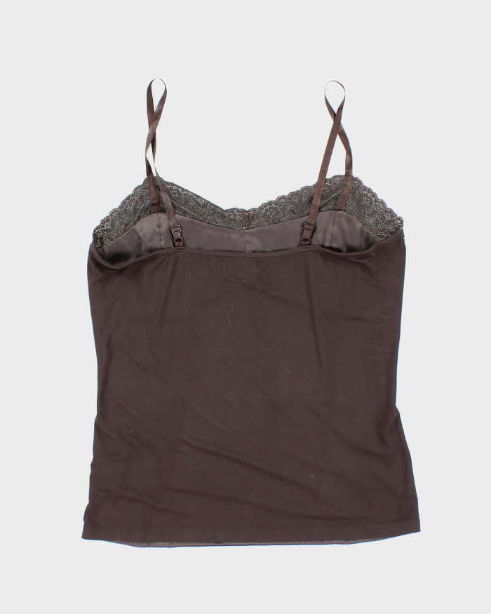 Vintage Y2k 00s Laura Satin Cami - M