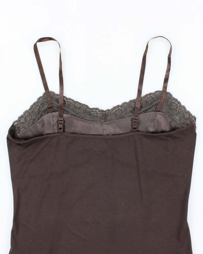 Vintage Y2k 00s Laura Satin Cami - M