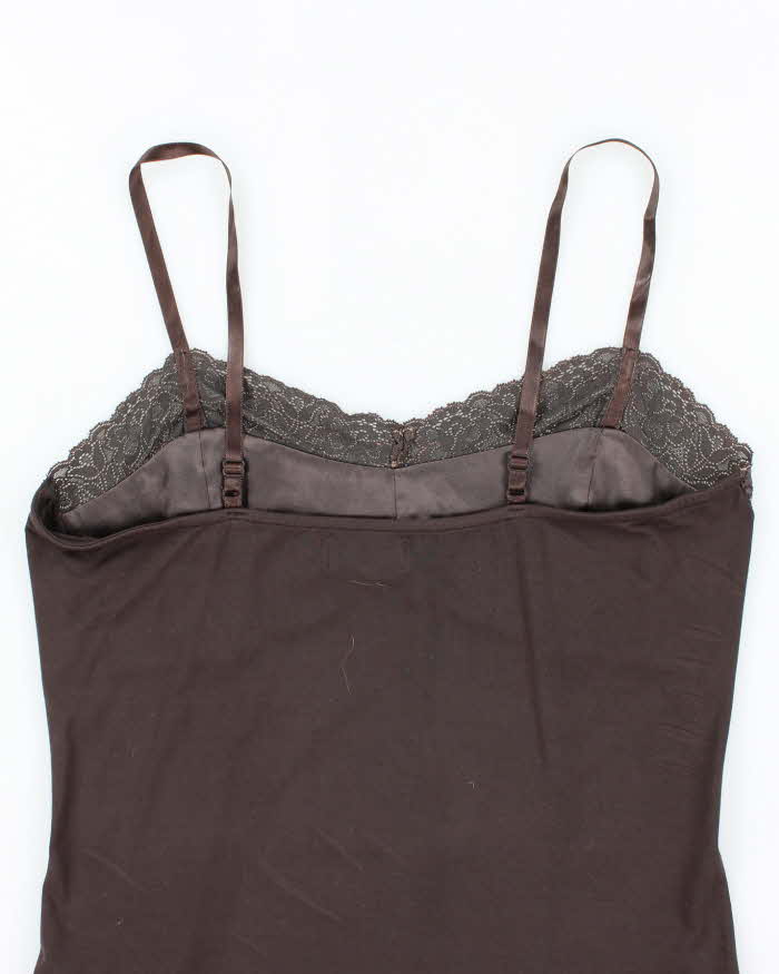 Vintage Y2k 00s Laura Satin Cami - M