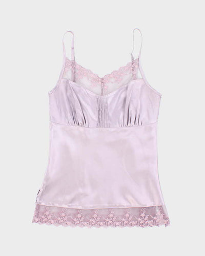 Vintage Y2k 00s Le Chateau Satin Cami - XS