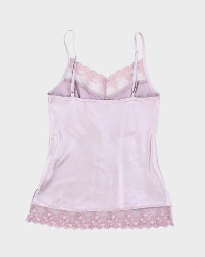 Vintage Y2k 00s Le Chateau Satin Cami - XS