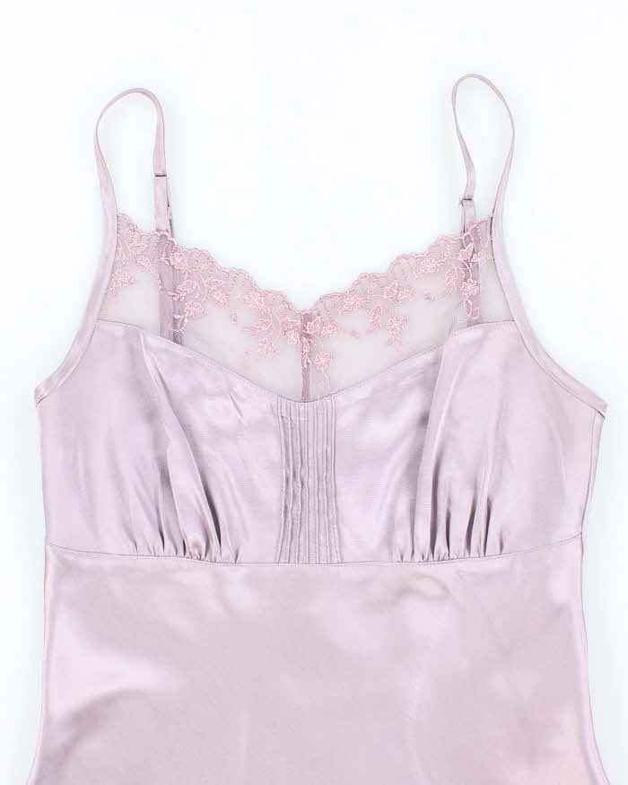 Vintage Y2k 00s Le Chateau Satin Cami - XS