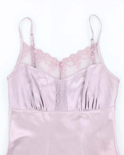 Vintage Y2k 00s Le Chateau Satin Cami - XS