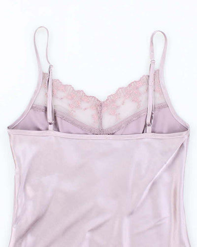 Vintage Y2k 00s Le Chateau Satin Cami - XS