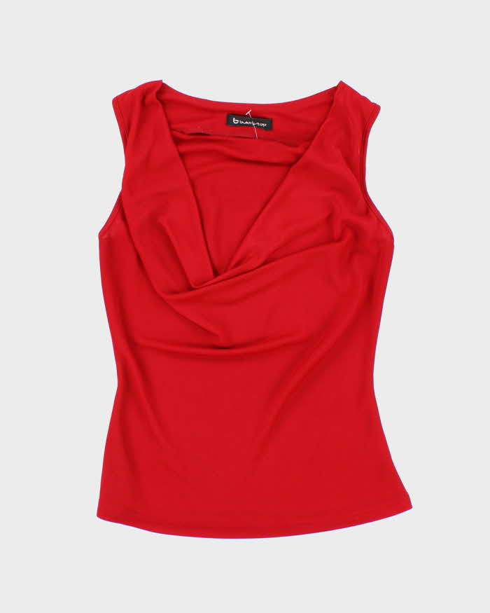 Vintage Y2k 00s Bukky Cowl Neck Top - XS