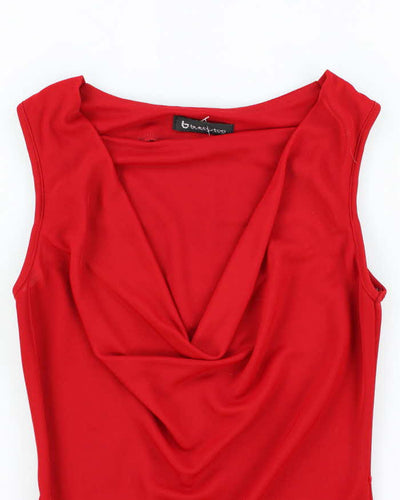 Vintage Y2k 00s Bukky Cowl Neck Top - XS