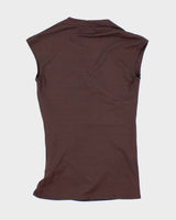 Vintage Y2k 00s Le Chateau Ruched Top - S