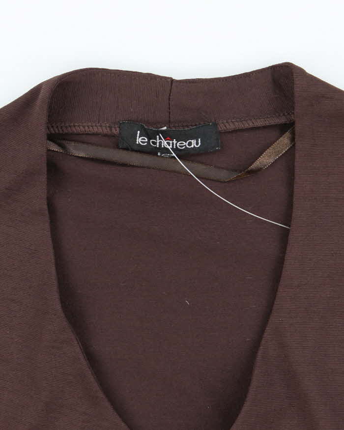 Vintage Y2k 00s Le Chateau Ruched Top - S