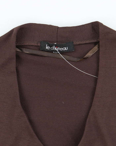 Vintage Y2k 00s Le Chateau Ruched Top - S