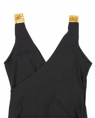 Vintage Y2k 00s Sirens Sequin Strap Top - M